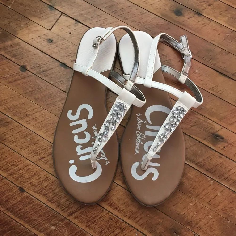 Circus Sam Edelman jeweled thong sandals